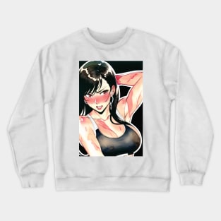 Tifa needs a shower Crewneck Sweatshirt